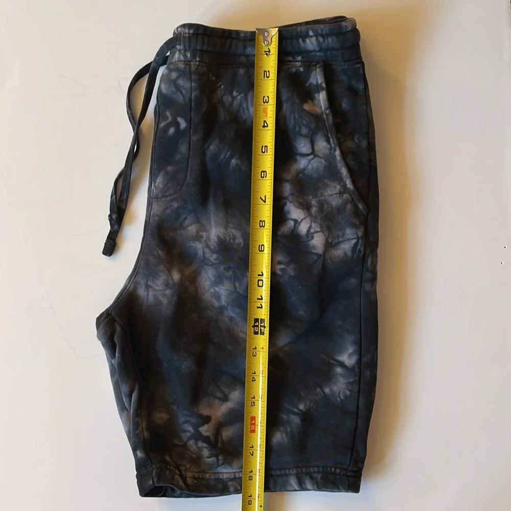 Independent Trading Company, Men's Black Fleece Tie-Dye Athletic Shorts Sz M - Picture 10 of 14